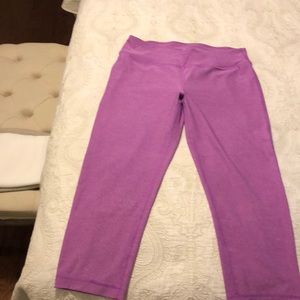 VOGO Athletica Pants - Purple Capri Length Workout Pants VOGO Athletica Pants - Purple Capri Length Workout Pants